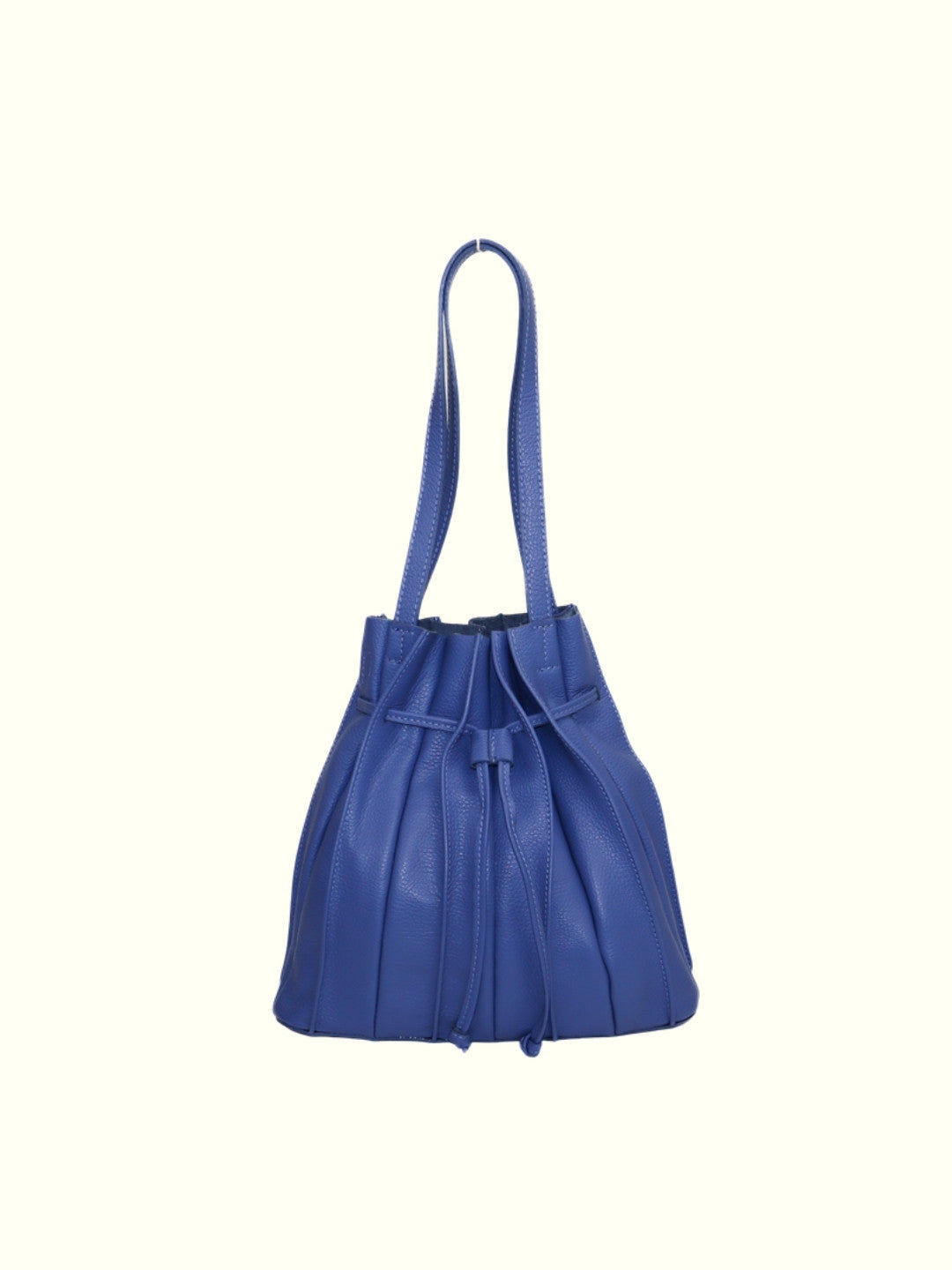 Jessenia Blue Leather Handbag