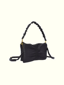 Alexandra Black Leather Crossbody Bag