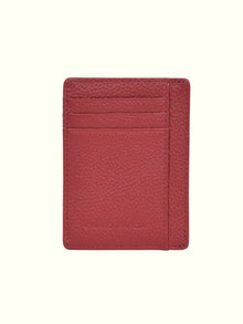 Card Holder 689 Wine Italian Leather