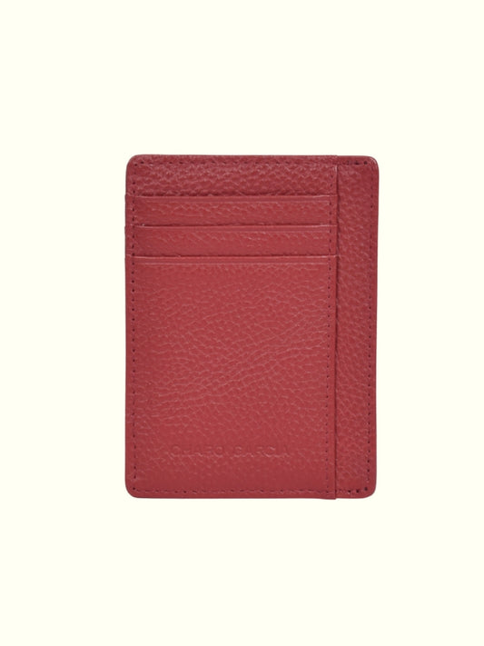 Card Holder 689 Wine Italian Leather