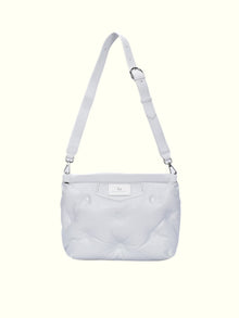 Luisa White Leather Crossbody Bag