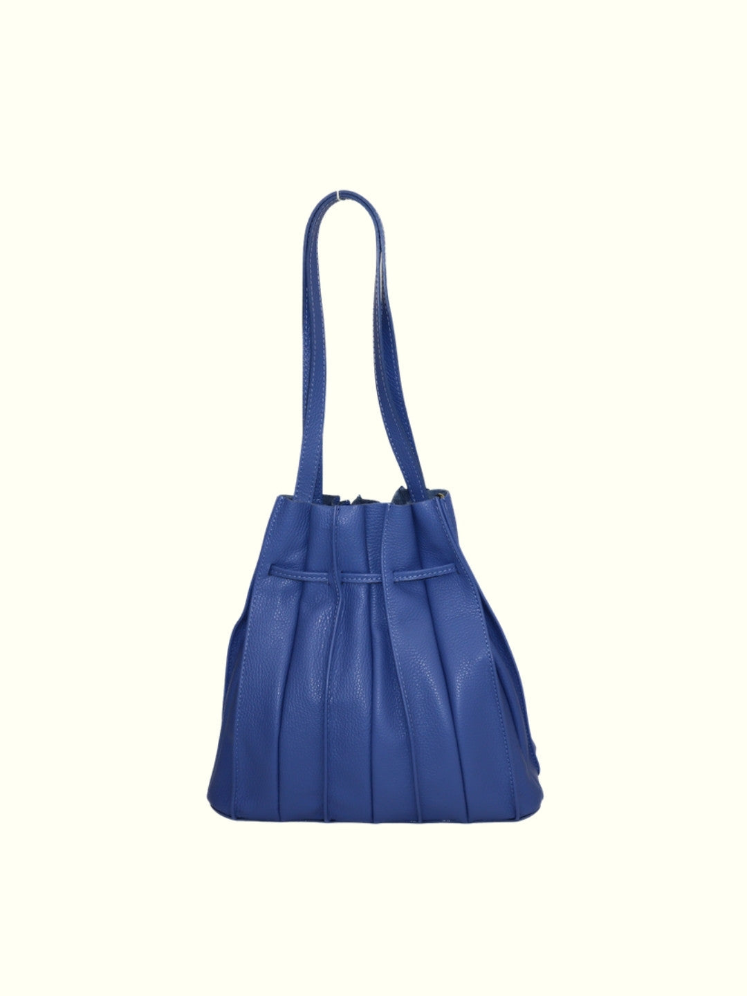 Jessenia Blue Leather Handbag