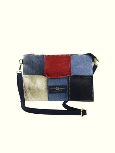 Chelo Red Denim Tote Bag