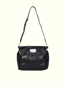 Luisa Black Leather Crossbody Bag