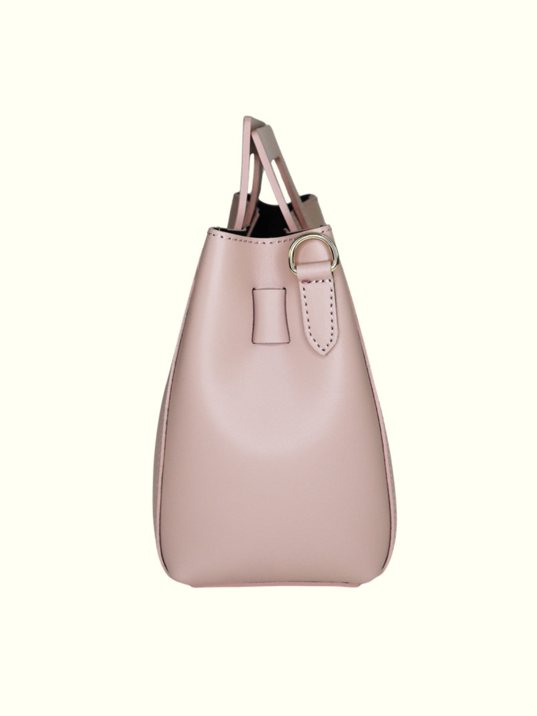 Katherine Pink Italian Leather Tote Bag