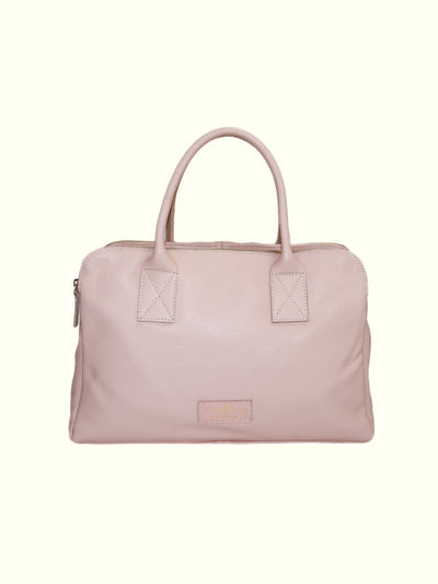 Rosario Pink Italian Leather Handbag