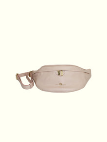 Madelein Pink Italian Leather Waist bag