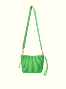 Mafe S Green Leather Crossbody Bag