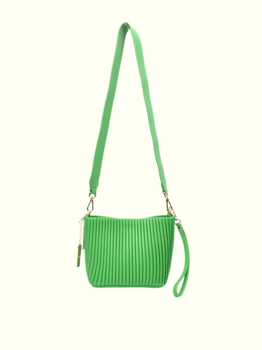 Mafe S Green Leather Crossbody Bag
