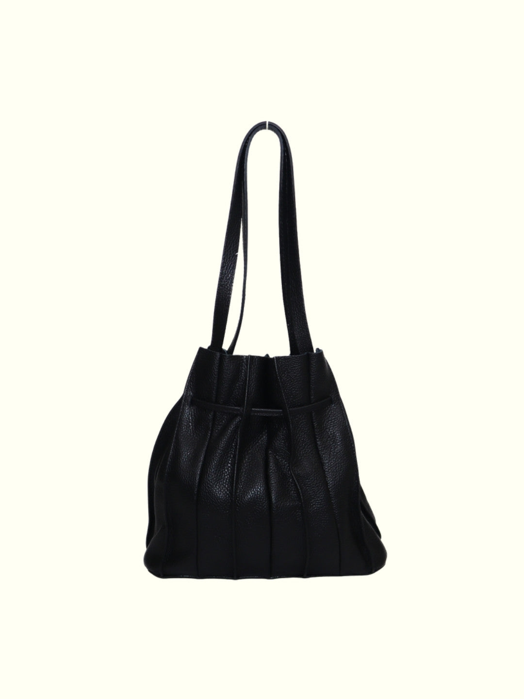Jessenia Black Leather Handbag