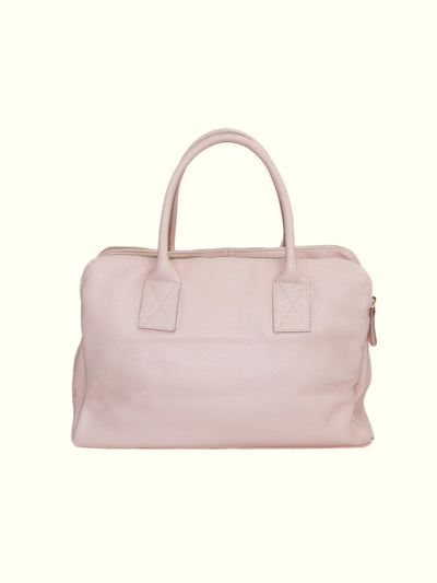 Rosario Pink Italian Leather Handbag