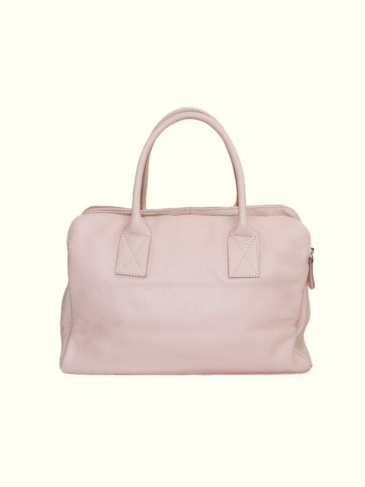 Rosario Pink Italian Leather Handbag