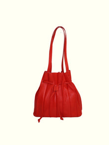 Jessenia Red Leather Handbag