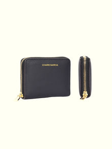Black Italian Leather Wallet