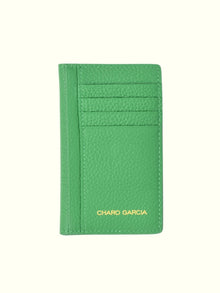 Card Holder 689 Green Italian Leather