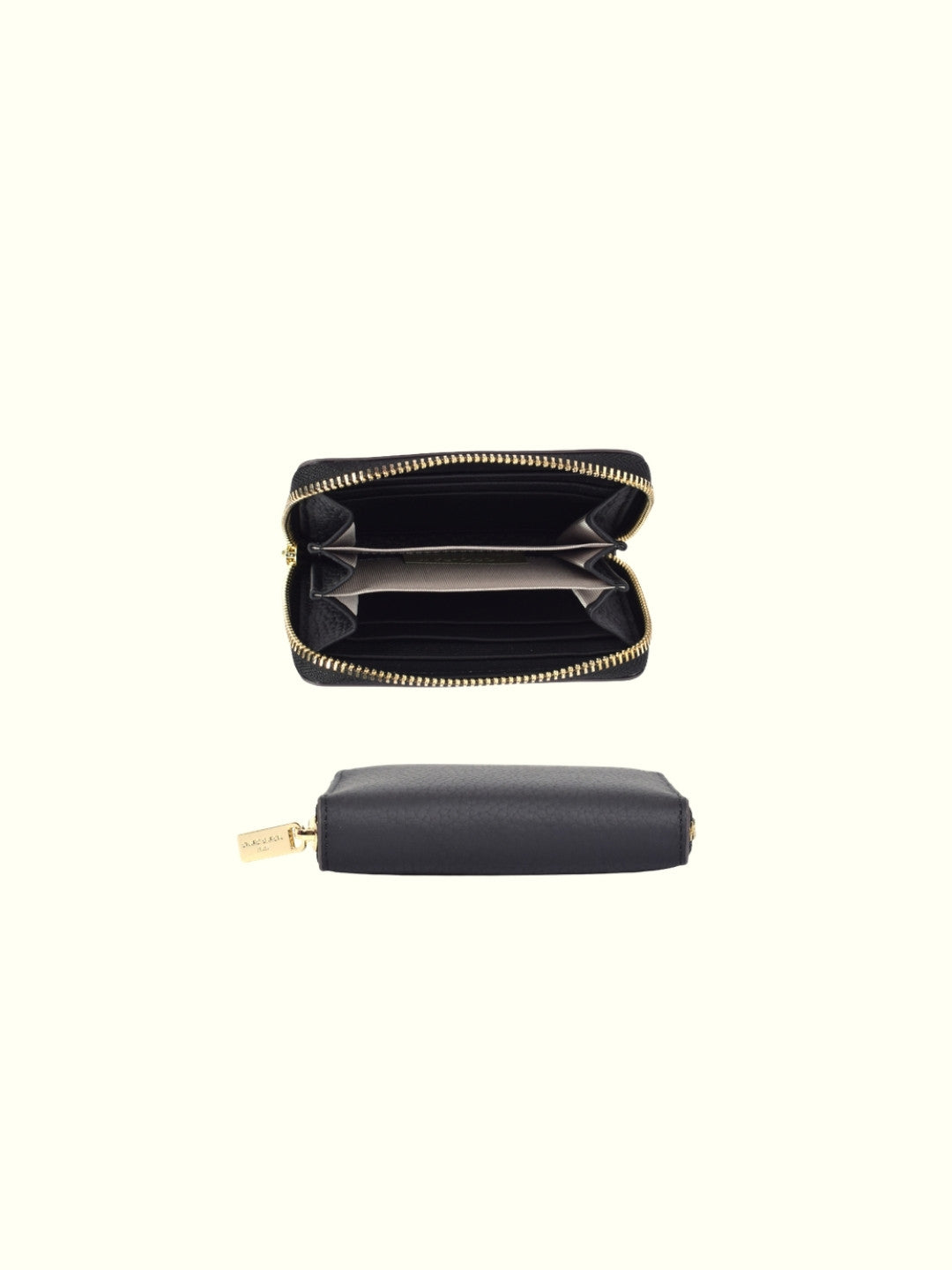 Black Italian Leather Wallet