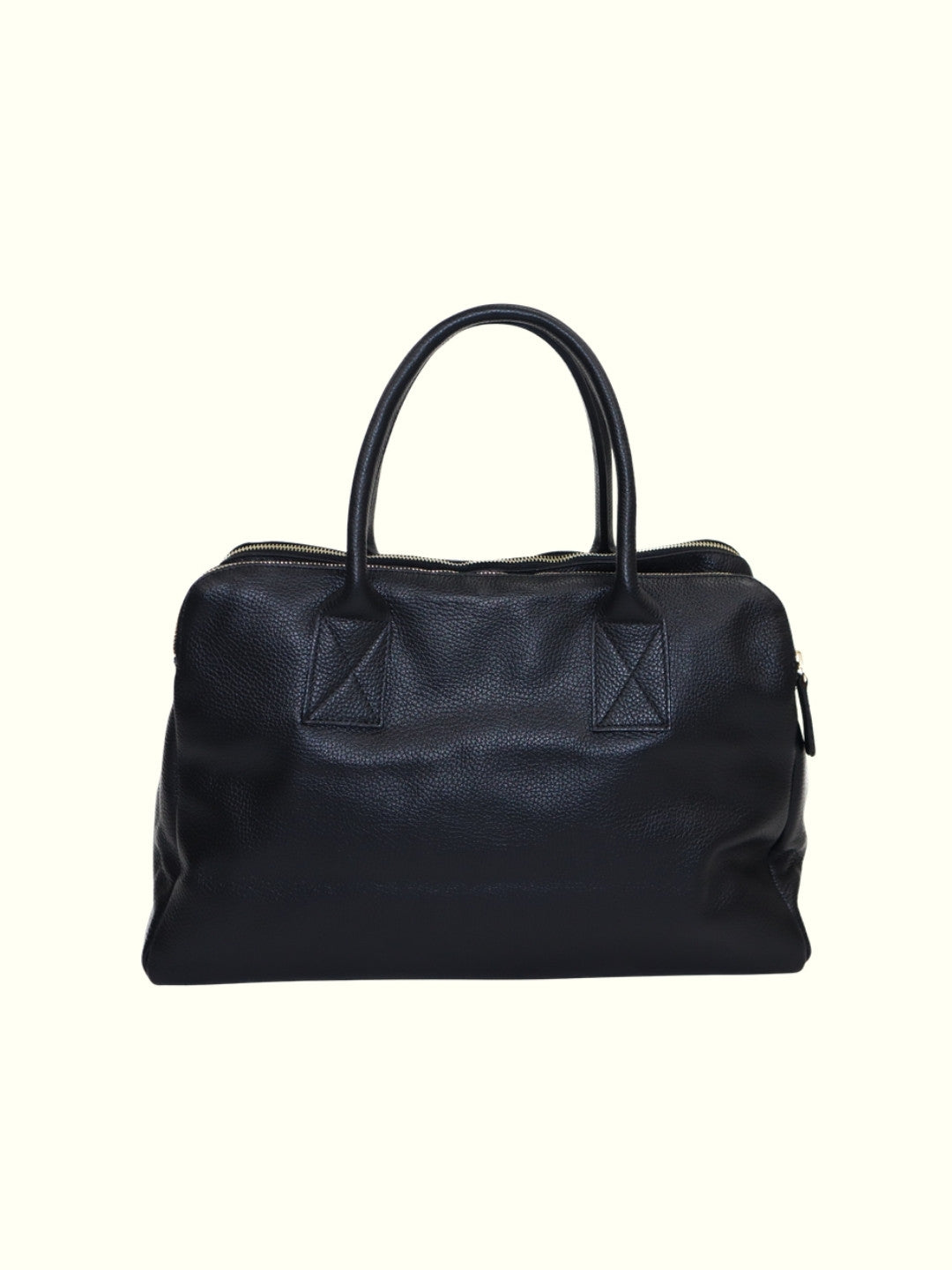 Rosario Black Italian Leather Handbag
