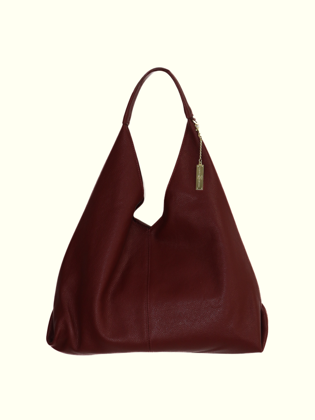 Adriana Ruby Italian Leather Shoulder Bag