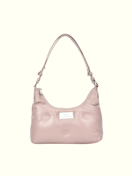 Andrea light-purple Leather Shoulder Bag