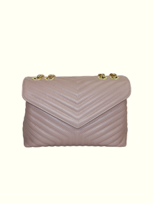 Angelica Pink Italian Leather Shoulder Bag