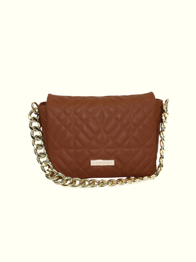 Borsa a tracolla Aris Camel in pelle italiana