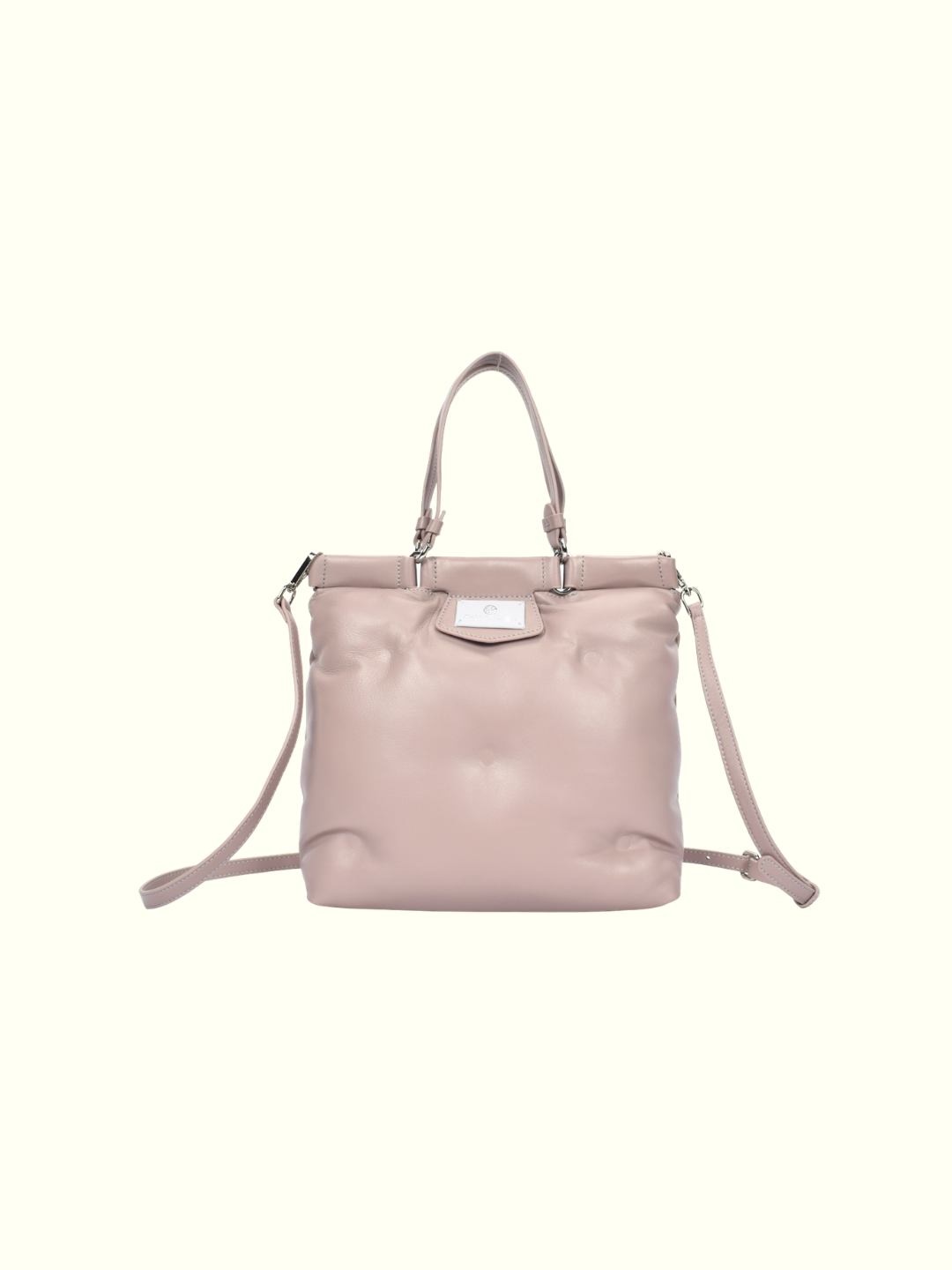 Fabiola light-purple Leather Tote Bag