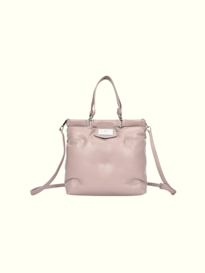 Fabiola light-purple Leather Tote Bag