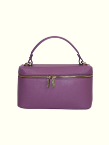 Borsa a Bauletto Jessica Malva in Pelle Italiana