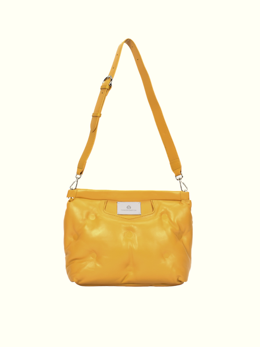 Luisa khaki Leather Crossbody Bag