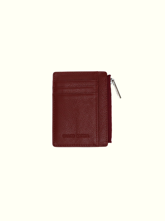 Tarjetero Cartera de Piel Italiana para Vinos