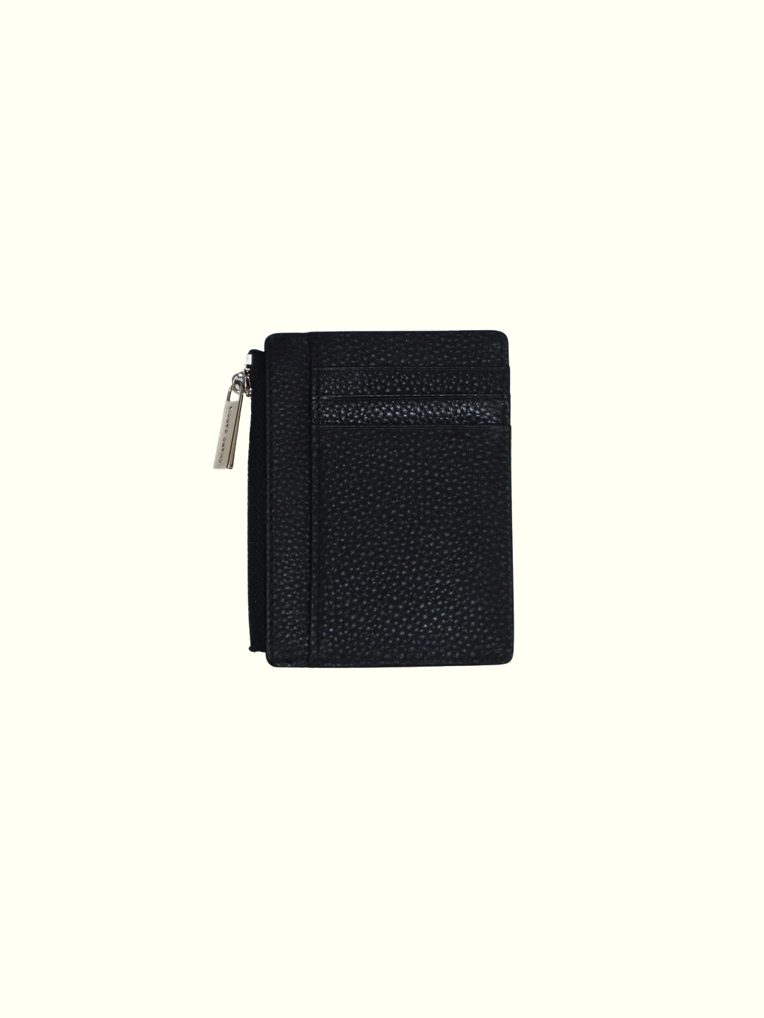 Card Holder Black Italian Leather Wallet