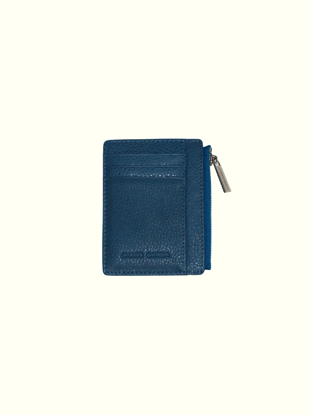 Card Holder Navy-Blue Italian Leather Wallet