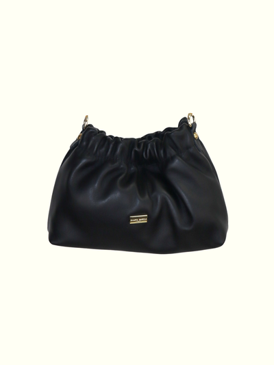 Bolso bandolera de piel italiana Veronica Black