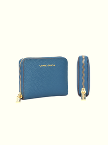 Square Wallet Blue Nylon Wallet