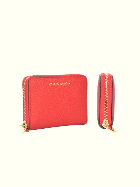 Square Wallet Red Nylon Wallet