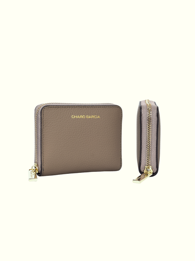 Square Wallet taupe Nylon Wallet